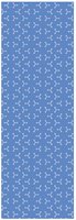 Наклейка «БАС» голубая, размер 1х3 м